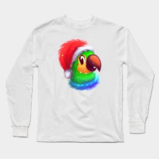 Cute Parrot Drawing Long Sleeve T-Shirt